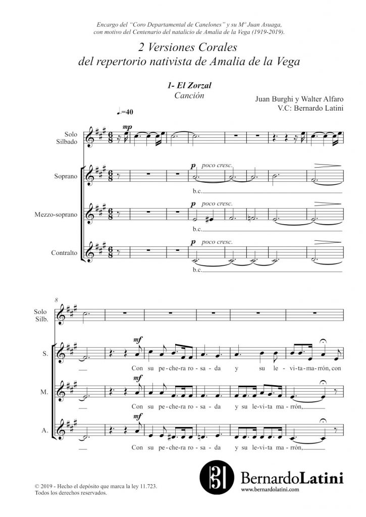 El Zorzal Bernardo Latini